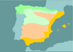 Zonas climáticas de España